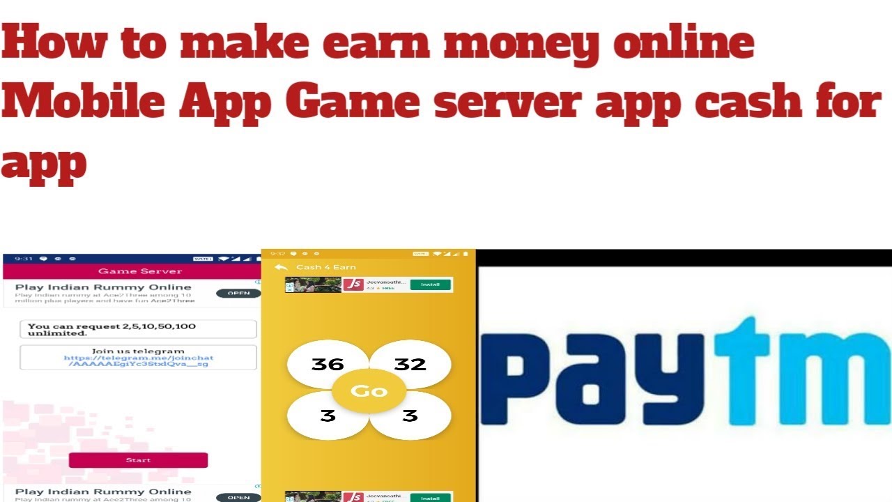 how to make money from a game server