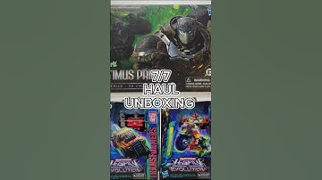 7/7 HAUL UNBOXING!!!#transformers #shorts #robots #toys #kenbotbot