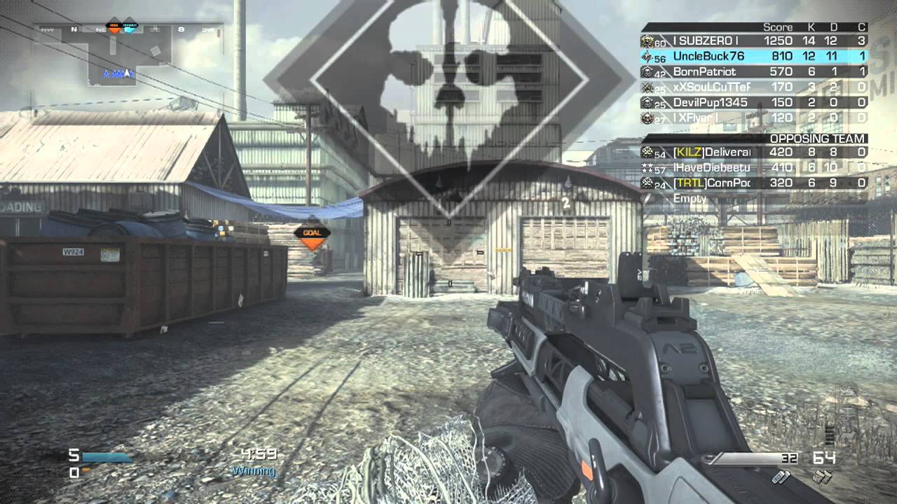 Clan War Blitz Shut Out Freight || Call of Duty Ghosts Gameplay (Blitz on Freight)