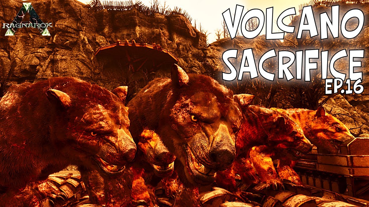 Volcano Sacrifice //Ark Survival Ascended Ragnarok Max Level Tame ...
