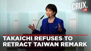 LIVE | Japan PM Takaichi Snubs China, Refuses To Retract Taiwan Remark | Xi Jinping