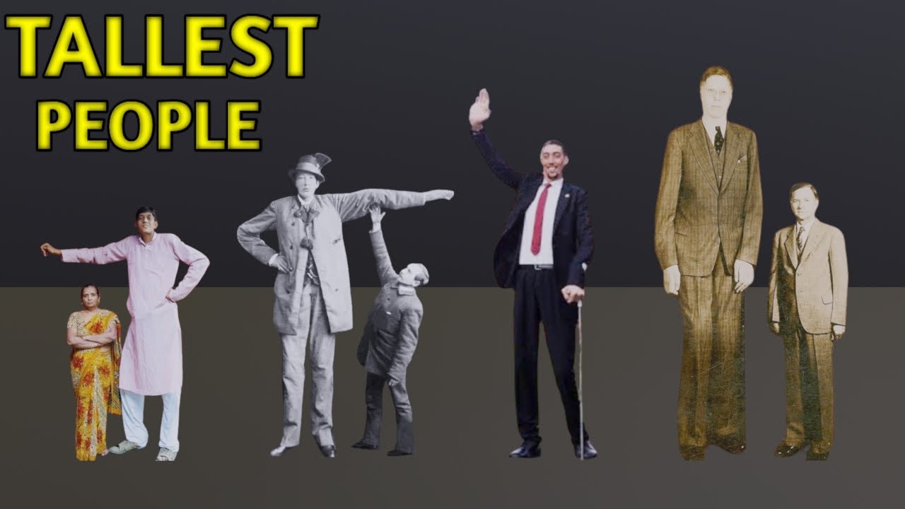 TALLEST People HEIGHT Comparison