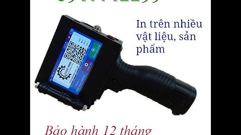 In mã QR biến đổi bằng máy in date cầm tay