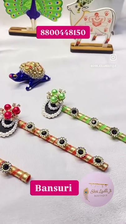 Exclusive handmade Bansuri #gopalseva #kanhajikiposhak #kanha #laddugopalposhak #janmashtami #thakur