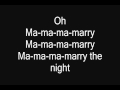 Marry The Night (lyrics on screen)