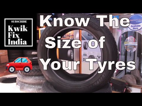 How to know tyre size?   टायर आकार कैसे जानें यह देखो?