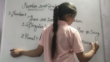 Number and gender by Payal Jakhar on class with Payal