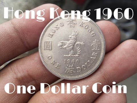 Hong Kong 1960 One Dollar Coin
