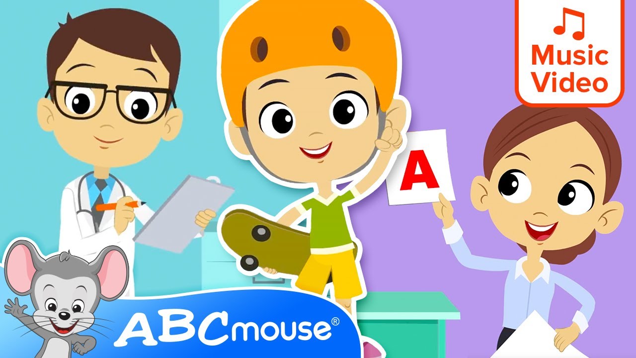 ⁣Meet Our Helpers! 👮‍♂️🚒👩‍⚕️👩‍🏫 Fun Songs for Kids about Community Heroes | ABCmouse
