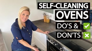 SELF CLEANING OVEN BEFORE AND AFTER & Do's and Don'ts