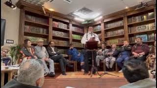 Senior Poet of Dallas Rizwan Hasnei reciting his Kalam