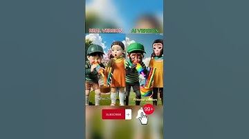 Squid Game Monkey AI Korean Snack ASMR:What do you thing of AI version? #shorts #squidgame #asmr