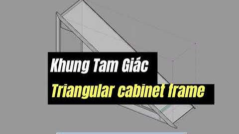 [ABF DC] Khung Tủ hình tam giác - cơ bản