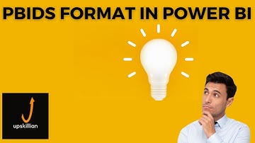 What is #pbids format in #powerbi