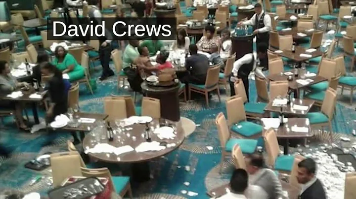 Cruise ship tilts during trip