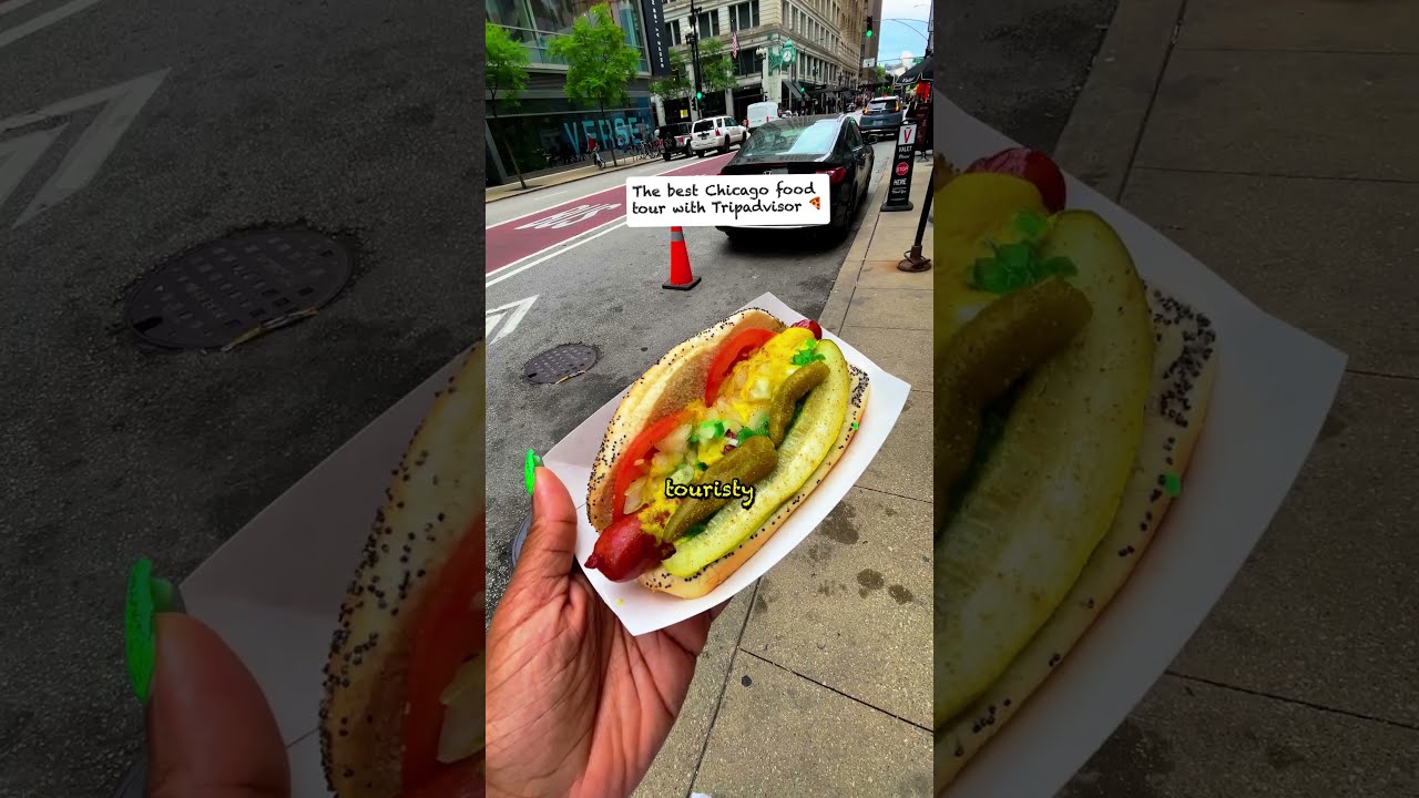 POV trying Chicago's Travelers' Choice Award-winning food tour with @Sojournies