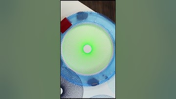 Stunning neon Spirograph art!