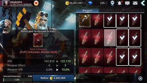 Darkness rises refain weapon 15+ great success 6,1%😱🤭