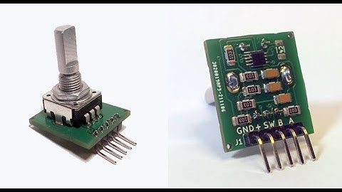 Rotary switch KY-040 with anti-rebound circuit