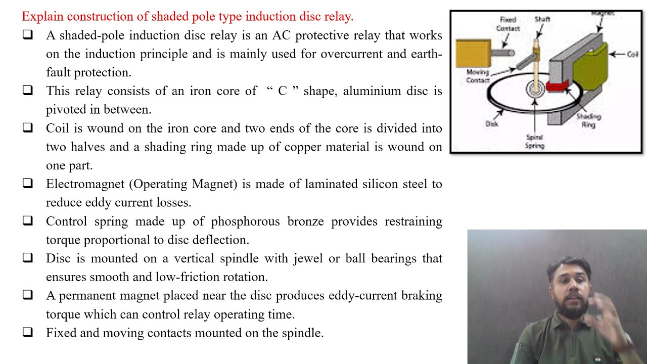 Короткое видео SGP на английском языке, объясняющее конструкцию асинхронного дискового реле с экр...