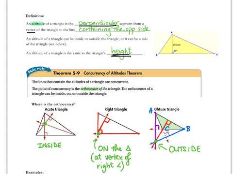 homework 4 centroids orthocenters review