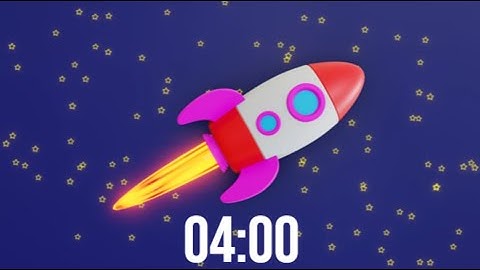 4 Minute Timer - Rocket Through Space