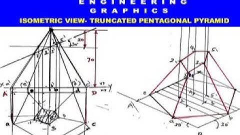 Isometric view of truncated pentagonal pyramid in Tamil-P.Kalaiyarasan