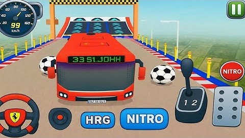 Crazy Bus Mega Ramp Impossible Racing - Bus Stunts Impossible Tracks - Android Gameplay #30