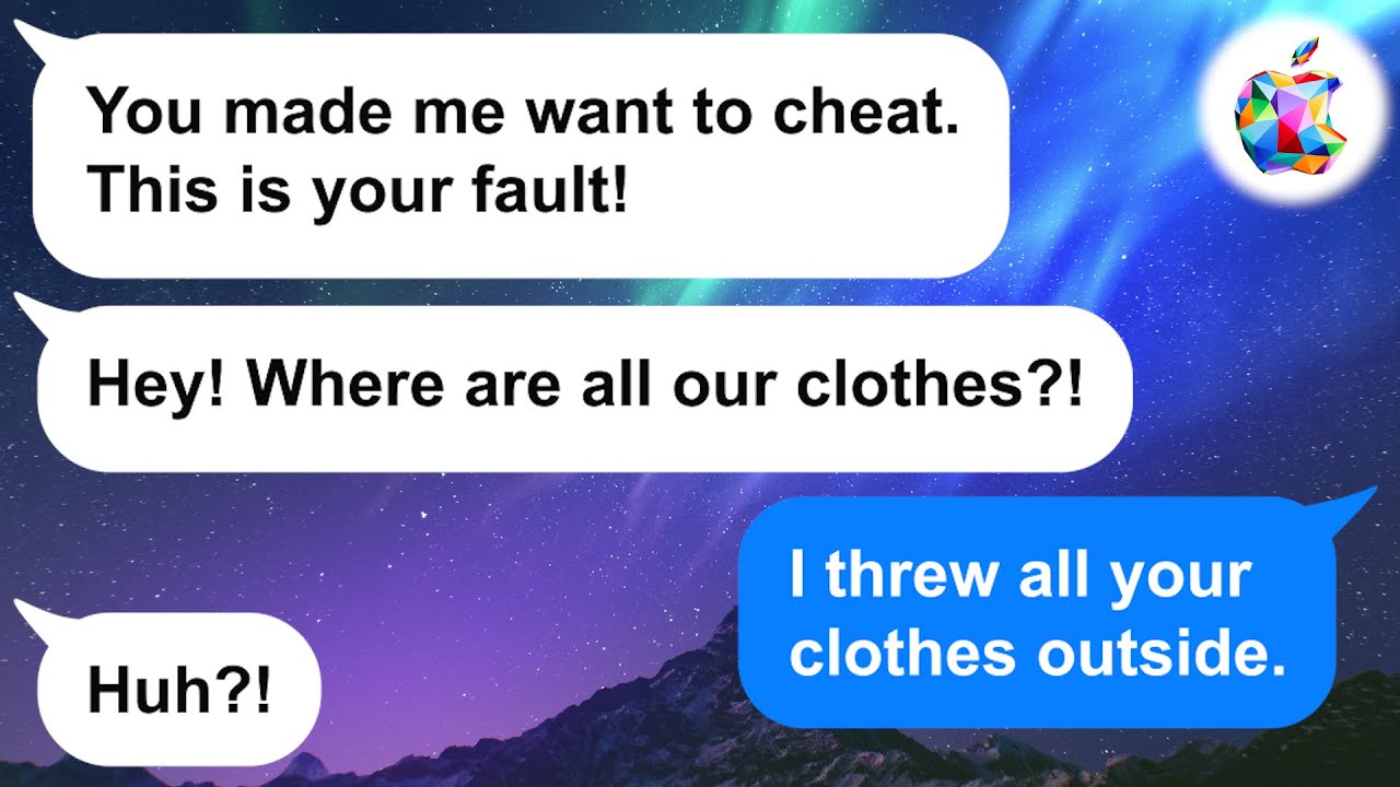 【Apple】A week before our wedding, I found my fiancee in our bedroom cheating on me...with my cousin!