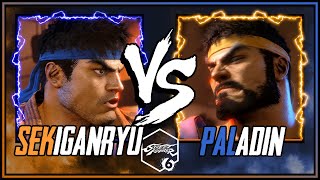 SF6 PALADIN ( RYU ) VS SEKIGANRYU ( RYU ) 4K ACTION