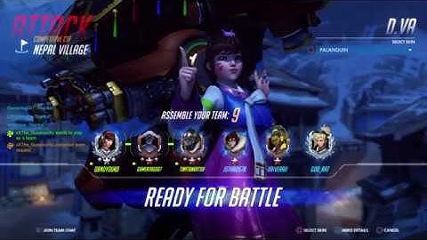 Overwatch Arcade - Comp CTF - D.Va - Nepal Village