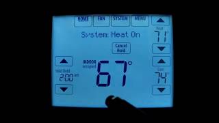 Part 4: Temperature Override Honeywell TH8320R