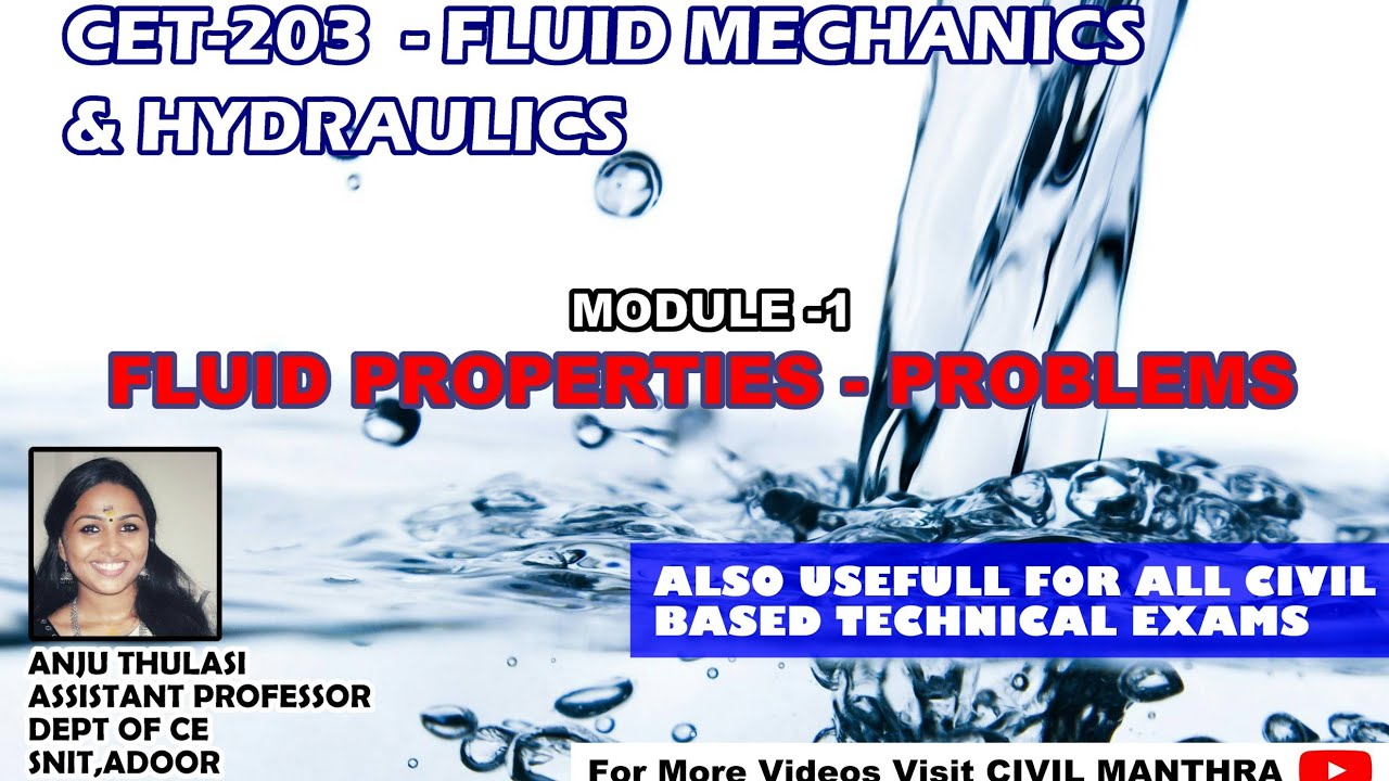 CET203 FMS3 CE MODULE 1NUMERICAL PROBLEMS ( dynamic and kinematic