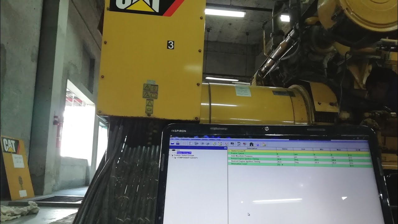 Caterpillar Engine 3516 ET 3 Test Results. How work communication adapter ET 3. 