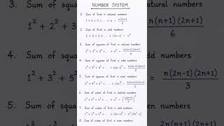 Number System Formula in 30 Seconds 🔥 | #maths #short #