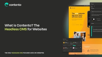 Alan Gleeson the CEO of Contento describes what it is and who this Headless CMS is for?