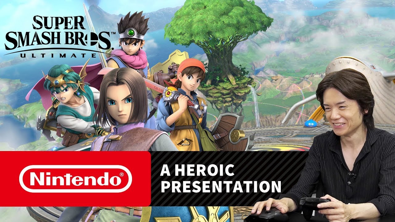 Hero From The Dragon Quest Series Joins Super Smash Bros Ultimate Today 2 YouTube player