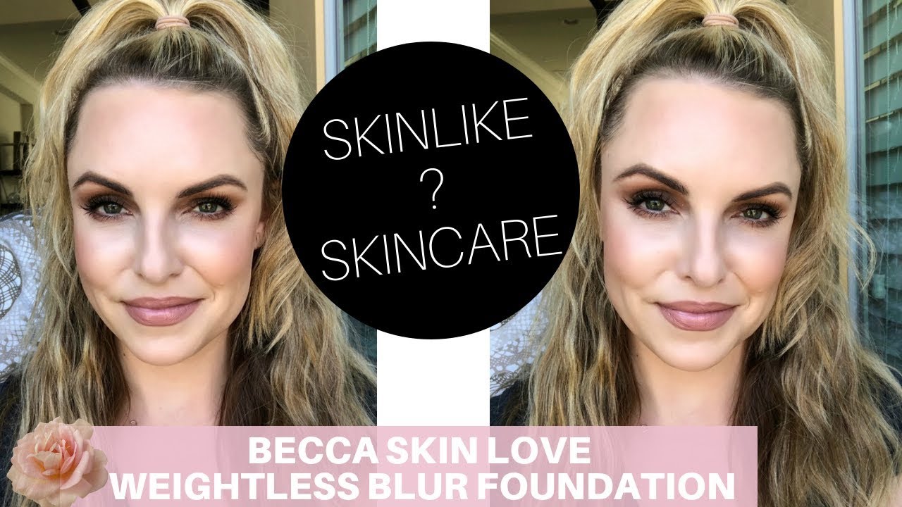 BECCA SKIN LOVE WEIGHTLESS BLUR FOUNDATION Review & Demo