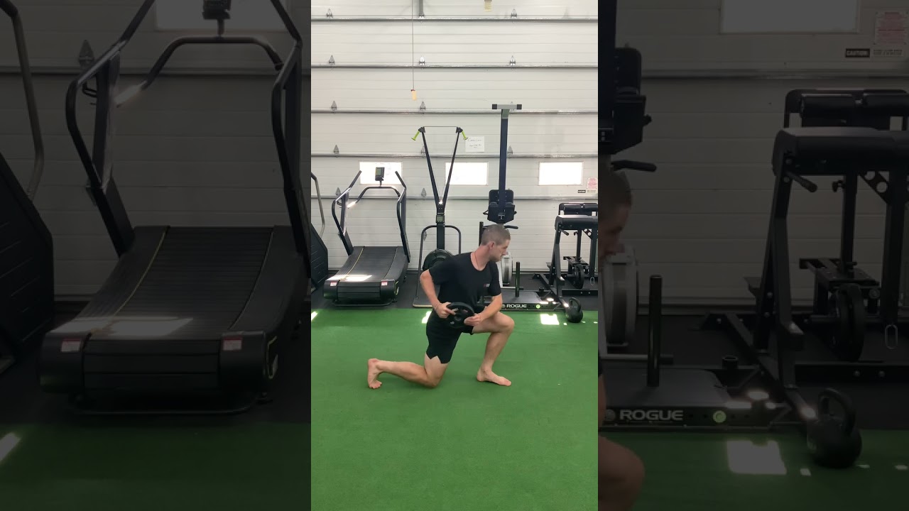 Dynamic Rotary Reverse Lunge