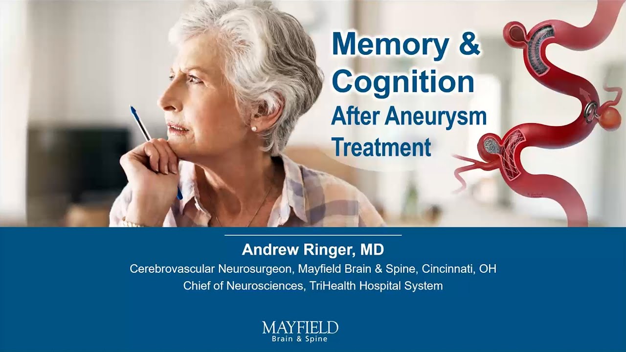 Memory & Cognition After Aneurysm Treatment w/ Dr. Andrew Ringer - YouTube