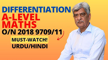 A-Level Maths - DIFFERENTIATION 9709/11 O/N 2018 Q#10 Solution |Ultimate Guide (Part 9)