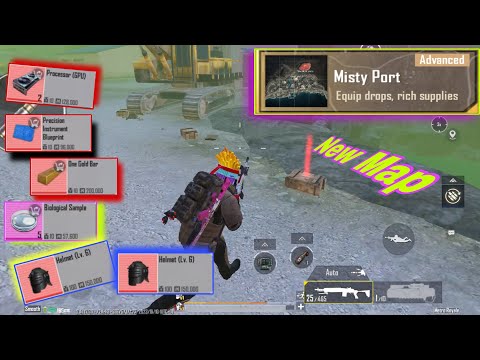 Misty Port Advance Mode Radiation Fight U0026 Loot - Pubg Mobile Metro Royale New Map