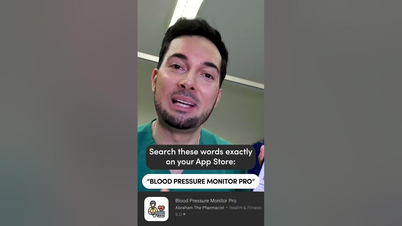 Blood Pressure Monitor Pro App by Abraham The Pharmacist