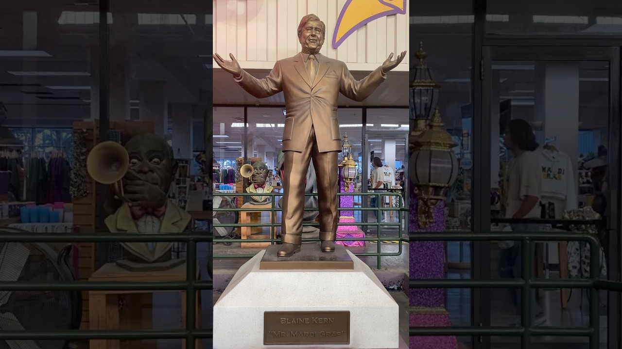 At Mardi Gras World! A tribute to Blaine Kern- “ Mr. Mardi Gras! 