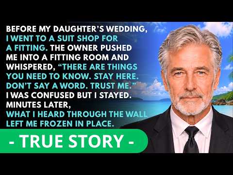 “Hide In The Fitting Room,” The Bridal Shop Owner Whispered Before The Wedding... | Calm Dad Stories
