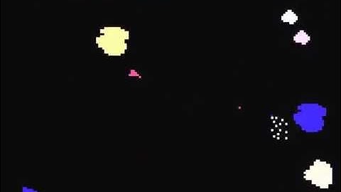 Asteroids Atari 2600 Gameplay