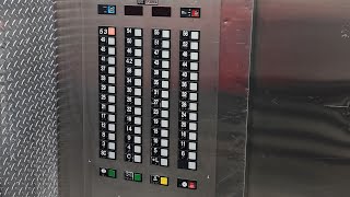 Otis Elevonic 401 Traction Service Elevators at The Millennium Downtown in New York, NY