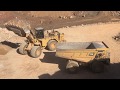 Cat 992G Wheel Loader Loading Cat 777C And 775E Dumpers - Sotiriadis/Labrianidis