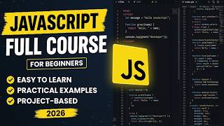 JavaScript Tutorial for Beginners 2026 | JavaScript Full Course Lecture 1