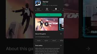 Vector game install #gameplay #shorts Vector game install #gameplay #shorts